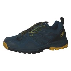 Buty trailowe męskie CMP ATIK WP - Easy Lace. Niebieskie obuwie do biegania damskie CMP. W wyprzedaży za 269.99 zł.