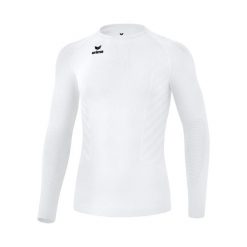 Biała koszulka młodzieżowa Erima Athletic z długim rękawem. Biała bielizna termoaktywna męska Erima, m, bez wzorów, z materiału. Za 261.99 zł.