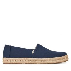 Espadryle Toms. Niebieskie espadryle damskie Toms, bez wzorów, bez obcasa. Za 319.99 zł.
