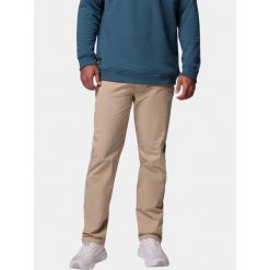 Spodnie męskie Columbia Roc 5 Pocket. Brązowe spodnie materiałowe męskie Columbia, bez wzorów. Za 449.00 zł.