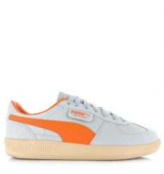 Buty PUMA Palermo z zamszu Miętowe. Białe buty sportowe na co dzień damskie Puma, z materiału, bez zapięcia, do piłki nożnej. Za 228.70 zł.