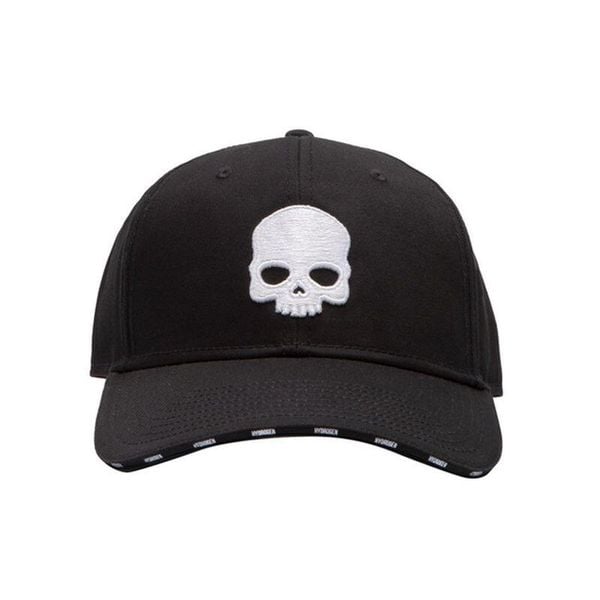 Czapka sportowa z daszkiem Hydrogen Skull Cap. Czarne czapki męskie HYDROGEN, na jesień, bez wzorów, sportowe. Za 169.99 zł.