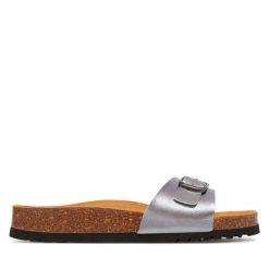 Klapki Scholl. Szare klapki damskie Scholl, bez wzorów, bez obcasa. Za 179.99 zł.