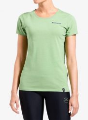 Koszulka wspinaczkowa damska La Sportiva Moon Rock T-Shirt. Zielone t-shirty damskie La Sportiva, xs, bez wzorów, z bawełny, bez kołnierzyka. Za 163.79 zł.