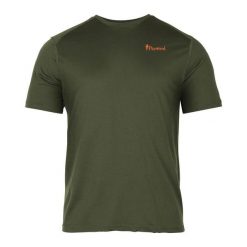 Damska koszulka z wełny Pinewood Abisko Merino. Zielone t-shirty damskie Pinewood, bez wzorów, z wełny, bez kołnierzyka. Za 340.00 zł.