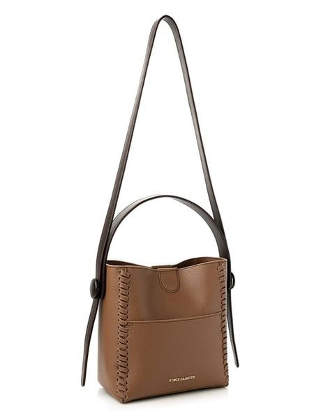 Vince Camuto Torebka "Pantheon" w kolorze brązowym - 20,5 x 22,5 x 11 cm rozmiar: onesize. Brązowe torebki klasyczne damskie Vince Camuto, bez wzorów, z materiału, bez dodatków. Za 130.99 zł.