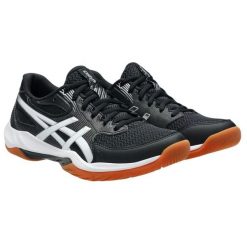 Buty halowe Asics Gel-Rocket 12. Białe buty sportowe na co dzień damskie Asics, bez wzorów, z gumy, na fitness i siłownię. Za 289.99 zł.