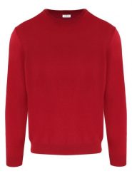 Malo Optimum Sweter w kolorze czerwonym rozmiar: L. Czerwone swetry męskie Malo Optimum, l, bez wzorów, z kaszmiru, bez kołnierzyka. Za 260.99 zł.