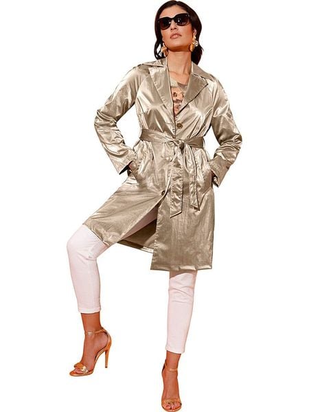 WITT WEIDEN Płaszcz przejściowy w kolorze złotym rozmiar: 46. Żółte płaszcze damskie WITT WEIDEN, bez wzorów, z tkaniny. Za 179.22 zł.