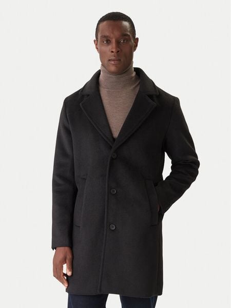 Jack & Jones Płaszcz przejściowy Blastanford 12286263 Czarny Regular Fit. Czarne płaszcze męskie Jack & Jones, l, bez wzorów, z syntetyku. Za 339.99 zł.