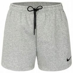 Spodenki Damskie Park 20. Szare szorty damskie Nike, bez wzorów, sportowe. Za 171.99 zł.