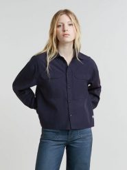 G-Star Bluzka w kolorze granatowym rozmiar: S. Niebieskie bluzki damskie G-Star, s, bez wzorów, retro, bez kołnierzyka, bez ramiączek. Za 184.89 zł.