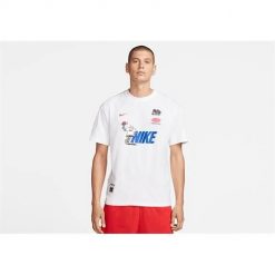 Koszulka sportowa męska Nike Bytc Premium Max90. Białe t-shirty sportowe męskie Nike, m, bez ramiączek. Za 248.00 zł.