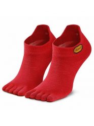Vibram Fivefingers Skarpety krótkie Athletic No Show S18N04 Czerwony. Czerwone skarpetki męskie Vibram Fivefingers, bez wzorów, z materiału. Za 79.99 zł.