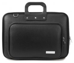 Torba Bombata Plus Classic 15''-16'' black. Czarne torby na laptopa damskie Bombata, bez wzorów. Za 369.00 zł.