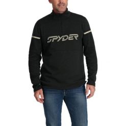 Bluza polarowa męska Spyder Speed Fleece 1/2 Zip. Czarne bluzy bez kaptura męskie Spyder, l, z polaru. Za 610.00 zł.