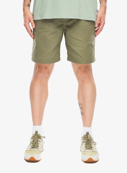 Spodenki Fjallraven Vardag Relaxed Shorts. Zielone szorty męskie Fjällräven, z bawełny, bez kołnierzyka. Za 456.49 zł.