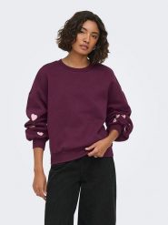 ONLY Bluza w kolorze fioletowym rozmiar: S. Różowe bluzy bez kaptura damskie Only, s. Za 114.95 zł.
