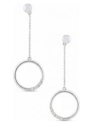 CARATELLI Złote kolczyki-wkrętki "Alexa" z diamentami rozmiar: onesize. Szare kolczyki damskie CARATELLI, z diamentem, złote. Za 1,087.99 zł.