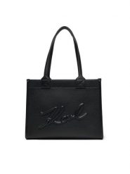 KARL LAGERFELD Torebka A1W30042 Czarny. Czarne torebki klasyczne damskie Karl Lagerfeld, bez wzorów, ze skóry, bez dodatków. Za 629.99 zł.