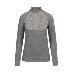 Bluza damska X-Bionic Apani 4.0 Transmission Layer Merino Grey. Szare bluzy bez kaptura damskie XBIONIC. W wyprzedaży za 900.00 zł.