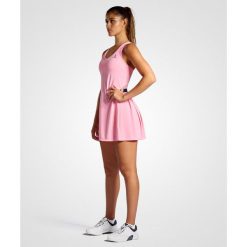 Sukienka tenisowa damska elegancka. Czerwone sukienki damskie NORDICDOTS, s, bez wzorów, z materiału, eleganckie, bez kołnierzyka, bez ramiączek, sportowe. Za 405.00 zł.