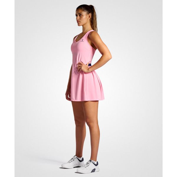 Sukienka tenisowa damska elegancka. Czerwone sukienki damskie NORDICDOTS, s, bez wzorów, z materiału, eleganckie, bez kołnierzyka, bez ramiączek, sportowe. Za 405.00 zł.