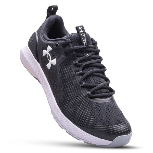 Buty do biegania męskie UNDER ARMOUR Charged Commit 3. Czarne buty fitness męskie Under Armour. Za 297.00 zł.