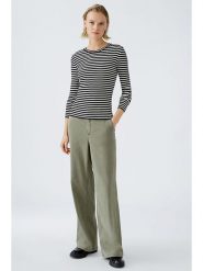 Oui Sweter w kolorze czarno-kremowym rozmiar: 34. Brązowe swetry klasyczne damskie Oui, bez kołnierzyka. Za 96.14 zł.