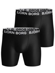 Bjorn_borg SPORTS MICROFIBER BOXER 2p z recyklingowanego poliestru. Bokserki męskie Björn Borg, bez wzorów, z materiału. Za 247.00 zł.