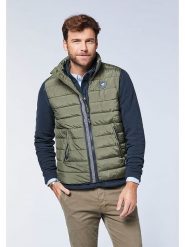 Polo Sylt Kamizelka pikowana w kolorze khaki rozmiar: M. Brązowe kamizelki męskie Polo Sylt, m. Za 92.21 zł.