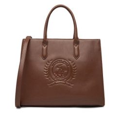 Torebka Beverly Hills Polo Club. Brązowe torebki klasyczne damskie Beverly Hills Polo Club, bez wzorów, bez dodatków. Za 199.99 zł.