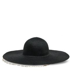 Kapelusz Guess. Czarne kapelusze damskie Guess, z aplikacjami. Za 399.99 zł.