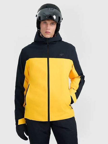 4F Kurtka narciarska w kolorze żółtym rozmiar: M. Żółte kurtki narciarskie i snowboardowe damskie 4f, m, bez wzorów, bez kaptura, narciarskie. Za 187.52 zł.