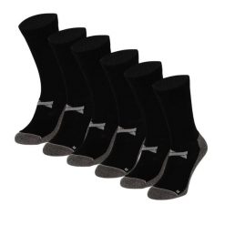 Skarpety Antypoślizgowe do Piłki Nożnej Pro - 6 par - Czarny. Czarne skarpetki damskie XTREME SOCKSWEAR, bez wzorów, z bawełny. Za 210.49 zł.