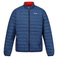 Męska Kurtka Ocieplana Hillpack II. Niebieskie kurtki męskie Regatta, m, bez wzorów, z puchu, sportowe, bez kaptura. Za 152.99 zł.