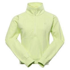 Bluza damska bawełniana Alpine Pro Negga. Żółte bluzy bez kaptura damskie Alpine Pro, z bawełny. W wyprzedaży za 189.00 zł.