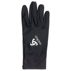 Rękawiczki wielofunkcyjne Odlo Ceramiwarm Light czarne. Czarne rękawiczki damskie Odlo, bez wzorów. Za 183.78 zł.