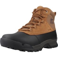 Buty SOREL BUXTON LITE LACE PLUS Brązowy. Brązowe buty trekkingowe męskie Sorel, ze skóry, bez zapięcia, trekkingowe. Za 432.99 zł.