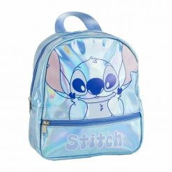 Plecak szkolny Stitch Niebieski. Niebieskie plecaki damskie Disney, bez wzorów. Za 92.55 zł.