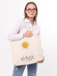 BAGmori Shopper bag w kolorze kremowym - 47 x 36 x 8 cm rozmiar: onesize. Brązowe shopper bag damskie BAGmori, bez wzorów, z bawełny, na ramię, bez dodatków. Za 26.99 zł.