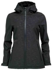 Damska kurtka softshell Loap Lumara czarna. Białe kurtki damskie ÀLG, na jesień, m, bez wzorów, z softshellu, bez kaptura. Za 352.99 zł.