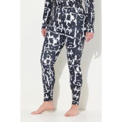 Damskie Legginsy funkcyjne z nadrukiem szybkoschnące z recyklingu. Czarne legginsy damskie Ulla Popken, plus size, bez wzorów, z elastanu. Za 225.99 zł.