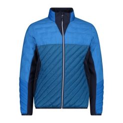 Kurtka puchowa CMP Unlimitech. Niebieskie kurtki męskie CMP, bez wzorów, z puchu, sportowe, bez kaptura. W wyprzedaży za 560.00 zł.