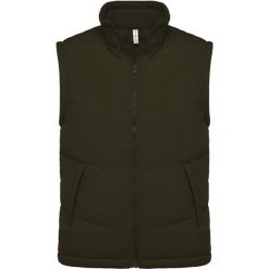 Kurtka puchowa bez rękawów Kariban Doublé Polaire. Zielone kurtki męskie KARIBAN, m, bez wzorów, z puchu, eleganckie, bez kaptura. Za 218.00 zł.