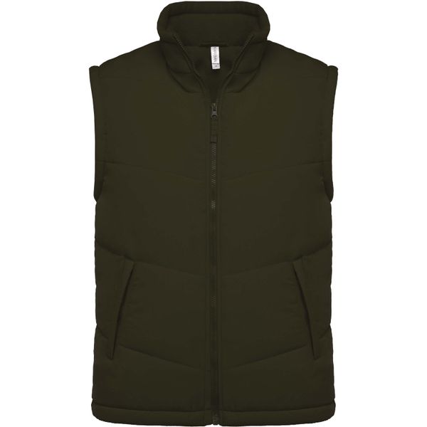 Kurtka puchowa bez rękawów Kariban Doublé Polaire. Zielone kurtki męskie KARIBAN, m, bez wzorów, z puchu, eleganckie, bez kaptura. Za 218.00 zł.