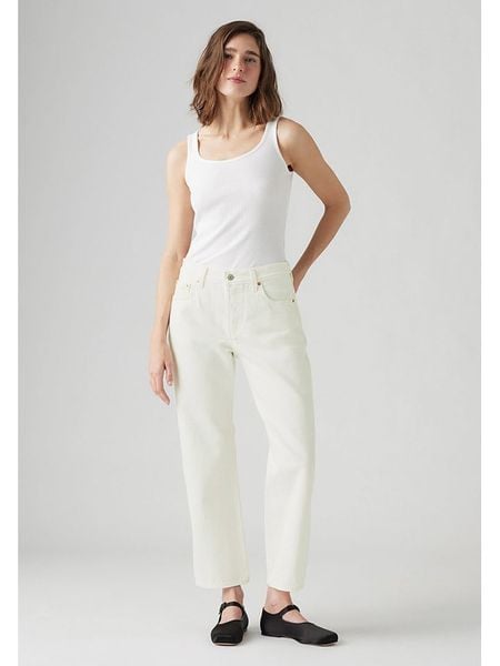 Levi's Dżinsy - Regular fit - w kolorze białym rozmiar: W31/L29. Brązowe jeansy damskie Levi's. Za 240.99 zł.