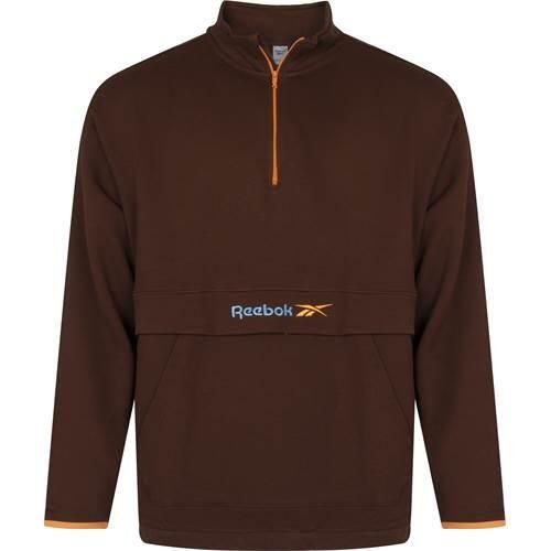 Bluza sportowa męska Reebok CL Rod. Brązowe bluzy bez kaptura męskie Reebok, l, z bawełny. Za 172.00 zł.