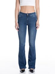Replay Dżinsy - Flared fit - w kolorze niebieskim rozmiar: W28/L32. Niebieskie jeansy damskie Replay. Za 234.95 zł.