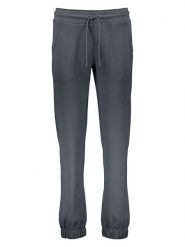 Copenhagen Studios Spodnie dresowe w kolorze antracytowym rozmiar: 40. Czarne spodnie dresowe damskie Copenhagen Studios, bez wzorów, z dresówki. Za 84.45 zł.